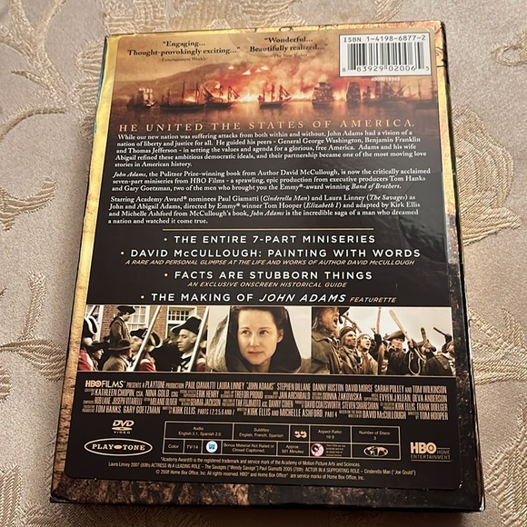 John Adams miniseries DVD Box Set - Picture 2 of 4
